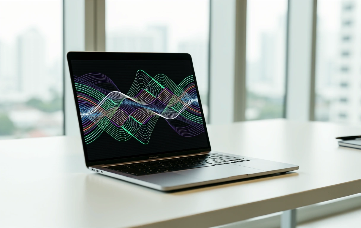 Professional workspace focus